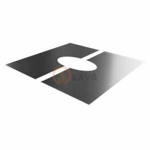 Фланец раздвижной LAVA 250, угол 45*, нерж. 439 (0,5)