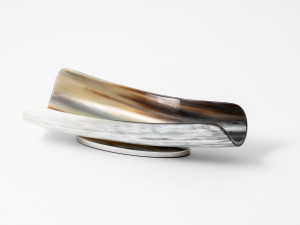 Чаша из рога и латуни