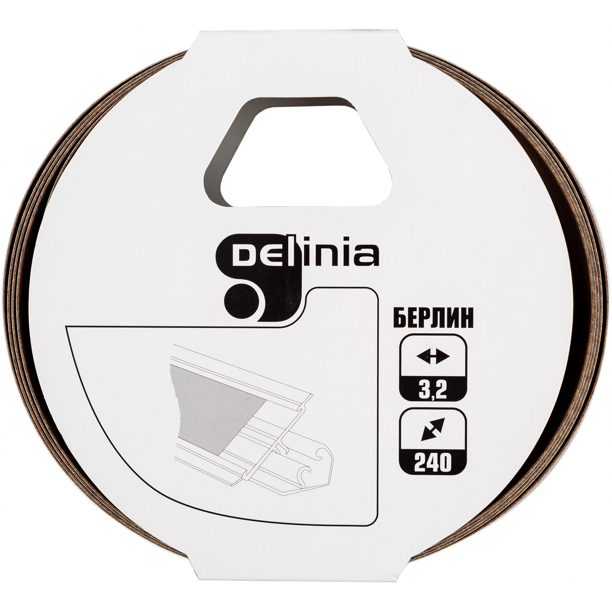82142207 Кромка для плинтуса «Берлин», 240х3.2 см Santreyd  - Вид №2
