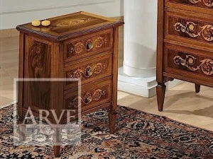 Arvestyle Прямоугольная тумбочка из массива дерева с ящиками Verdi Mc-0547