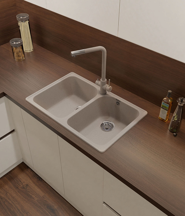 Кухонная мойка Кварц QUARZ S428 GranFest 15-S428 - Вид №5