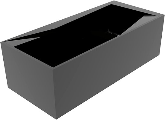 OZVA1802 Отдельностоящая ванна из из искусственного камня GSG CERAMIC