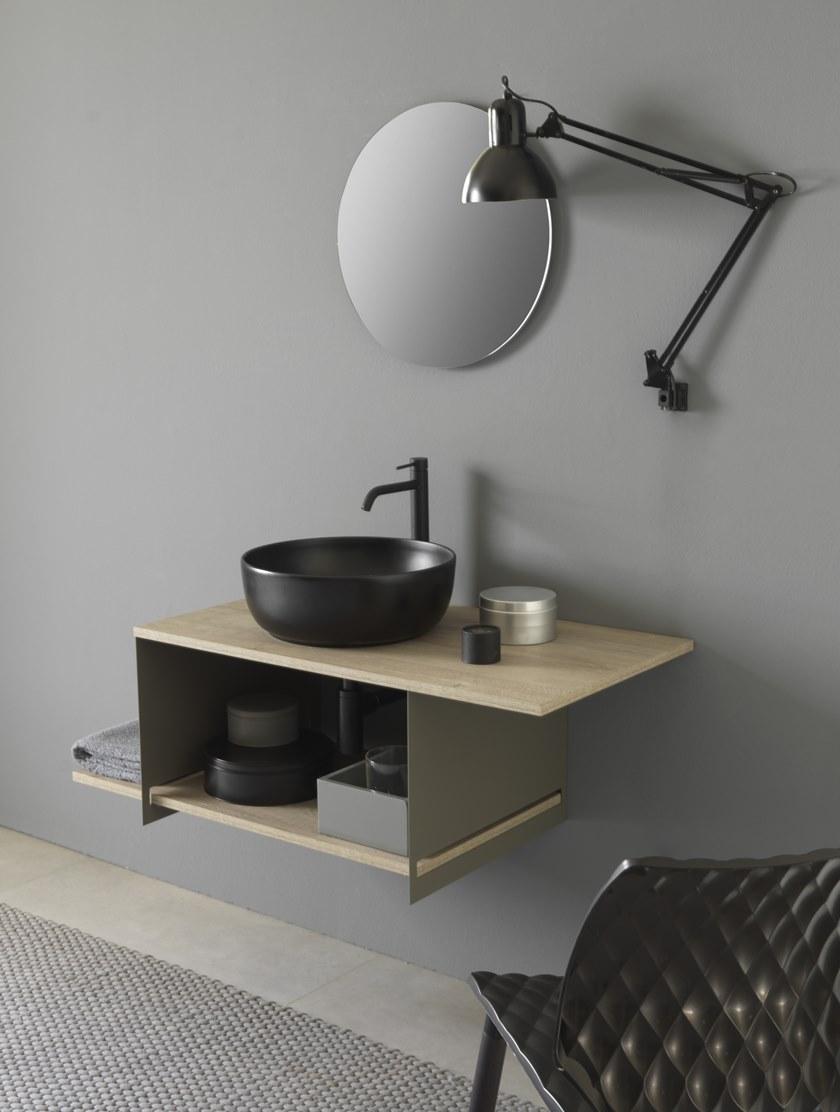 Scarabeo Ceramiche Тумба под умывальник подвесная одинарная Slide sun-id-1466050 - Вид №8