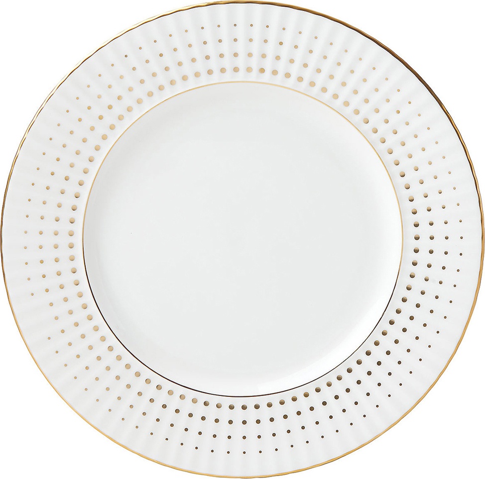 10613189 Lenox Тарелка обеденная Lenox "Золотой водопад" 28см Фарфор костяной 