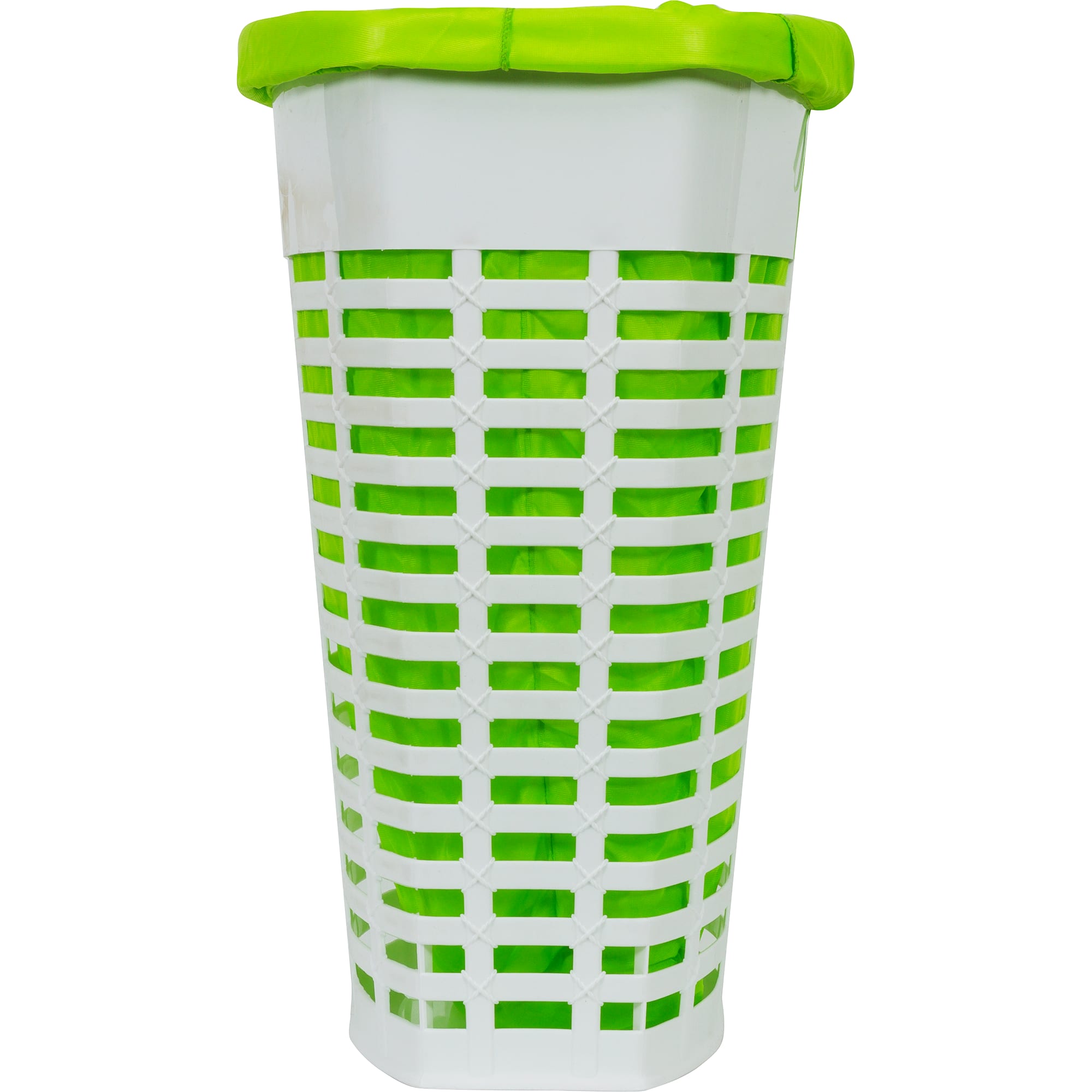 82118695 Корзина для белья с чехлом, 470х360х600 мм, цвет салатовый PALM Santreyd - Вид №1