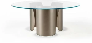 Reflex Круглый обеденный стол из стекла Petalo