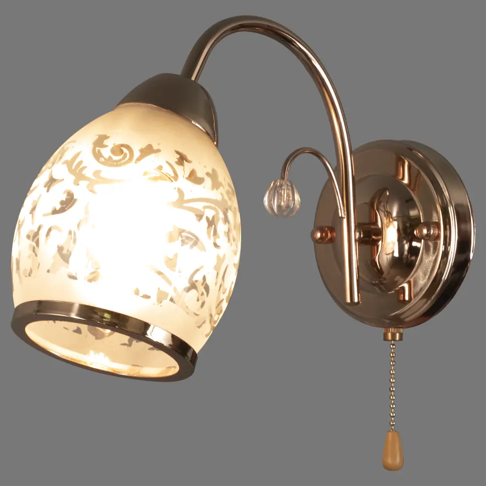 Бра Eurosvet Валери 30026/1, цвет золото/белый STLM-2210196 - Вид №1