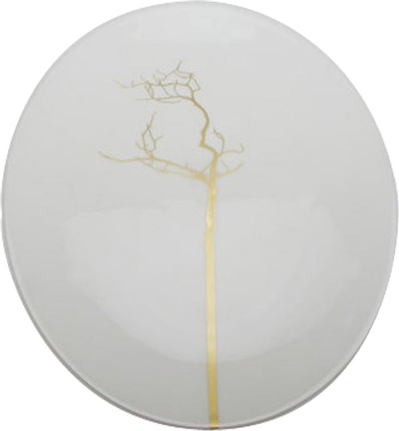 85122 Dibbern Блюдо овальное плоское Dibbern "Золотой лес" 32см Фарфор костяной 