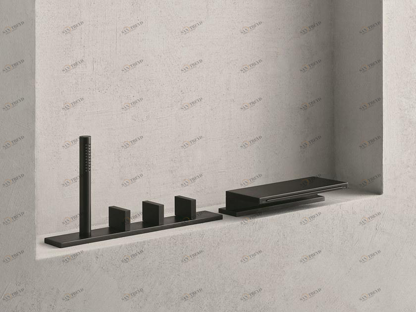 ABOUTWATER Смеситель для ванны Waterfall с ручным душем Ak/25 Fantini Rubinetti sun-id-1402729