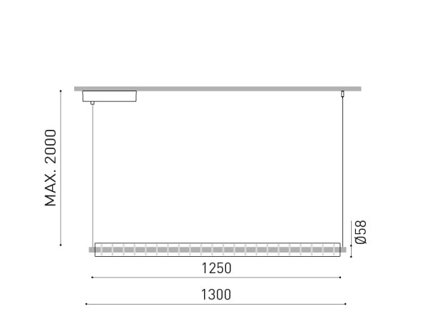 Алюминиевый и стеклянный подвесной светильник Arkoslight Loop ARCH-00090027 - Вид №10