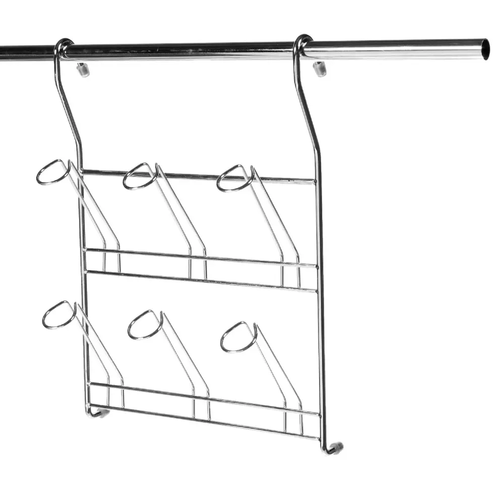 Полка для кружек Delinia 100х240х340 мм цвет хром STLM-2157133
