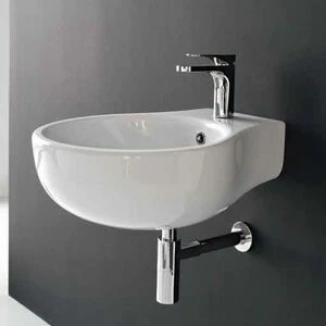 19005 Подвесная раковина настенная овальная Ceramica Hidra