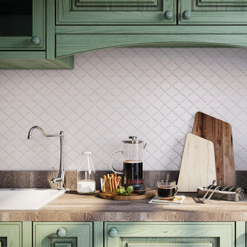 Белоснежная мозаика Starmosaic Shapes Latern – элегантность в каждой детали STP-ST538 INCOLOR - Вид №2