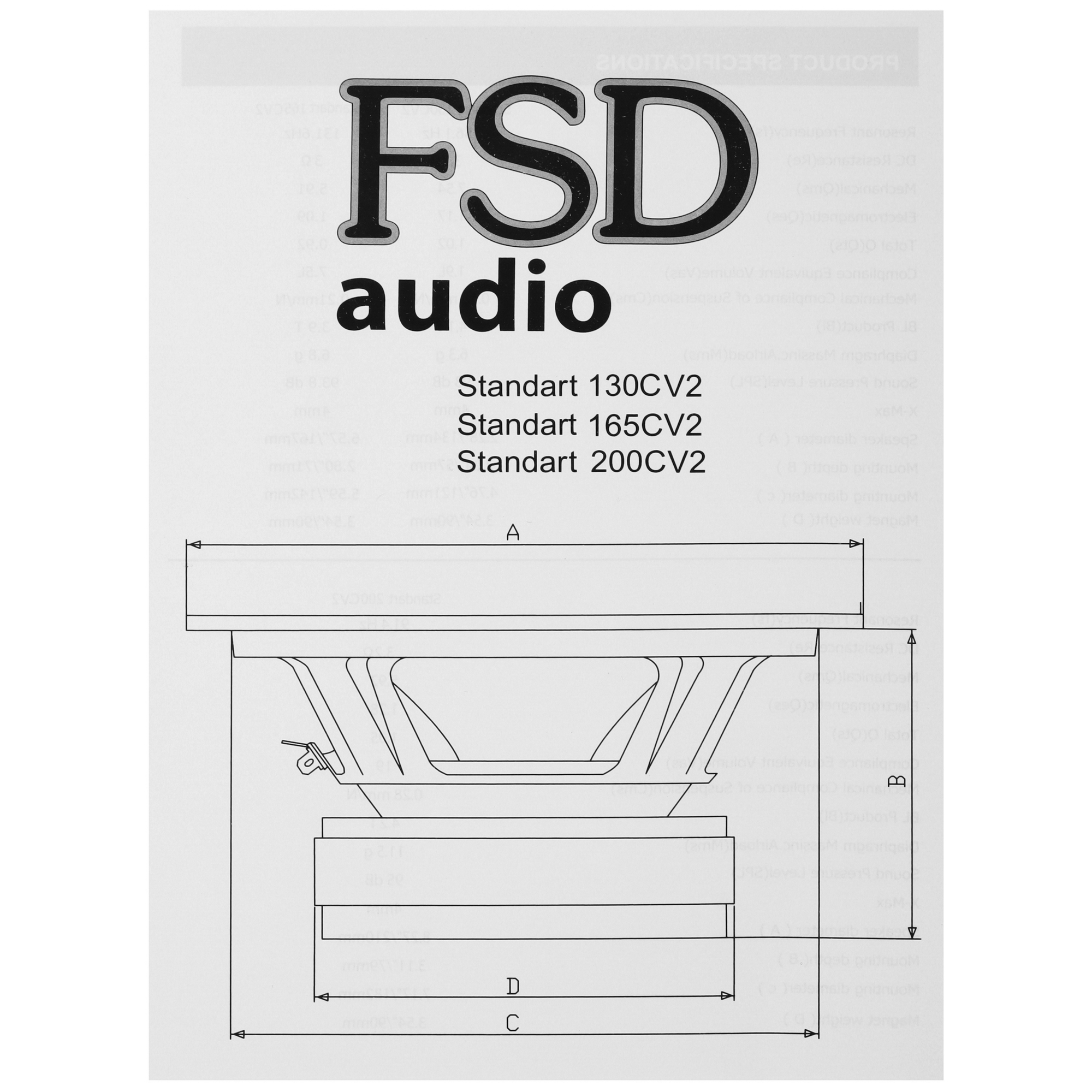 9122396 Среднечастотная акустическая система FSD audio Standart 165C v2 STDN-0123136 - Вид №4