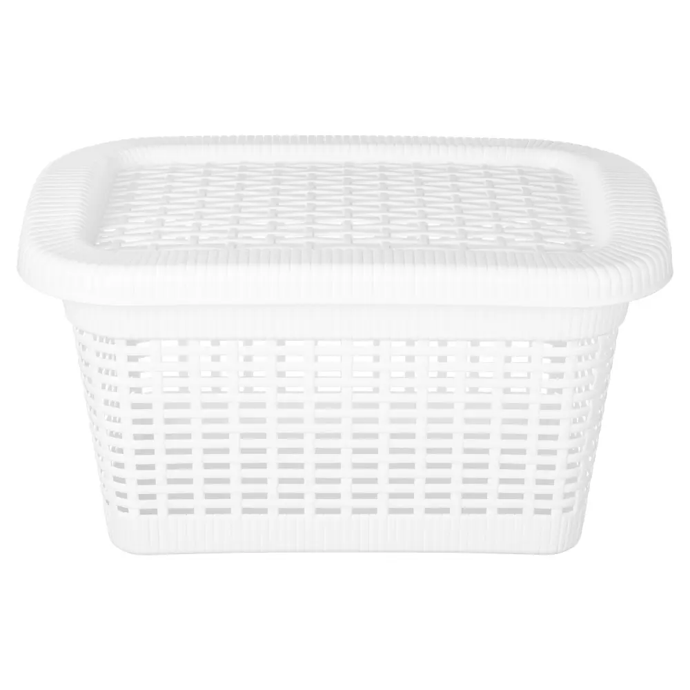 Корзина универсальная 42x30x25 см прямоугольная цвет белый Santreyd Econova STLM-2180239 - Вид №2