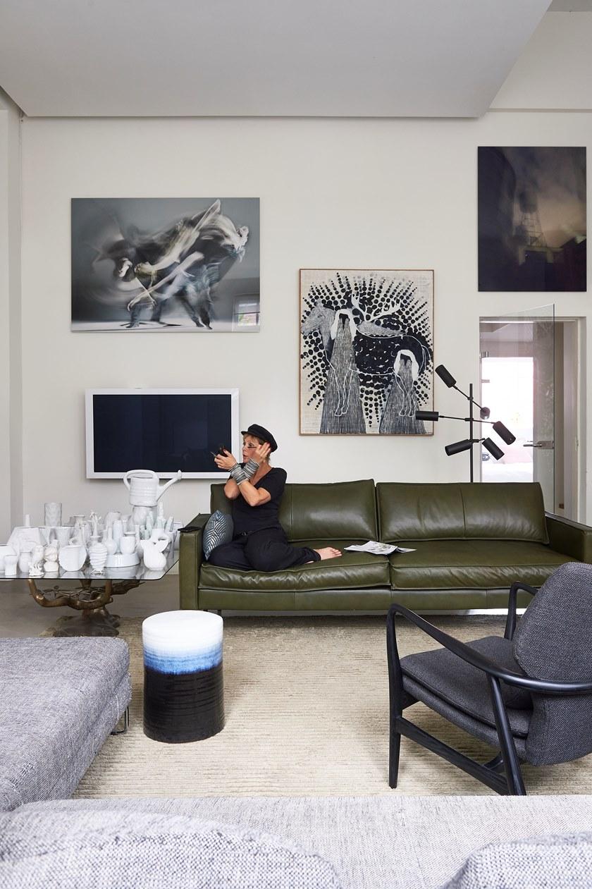 Pols Potten 4-х местный кожаный диван с огнестойкой обивкой Ppn sun-id-1493008 - Вид №3