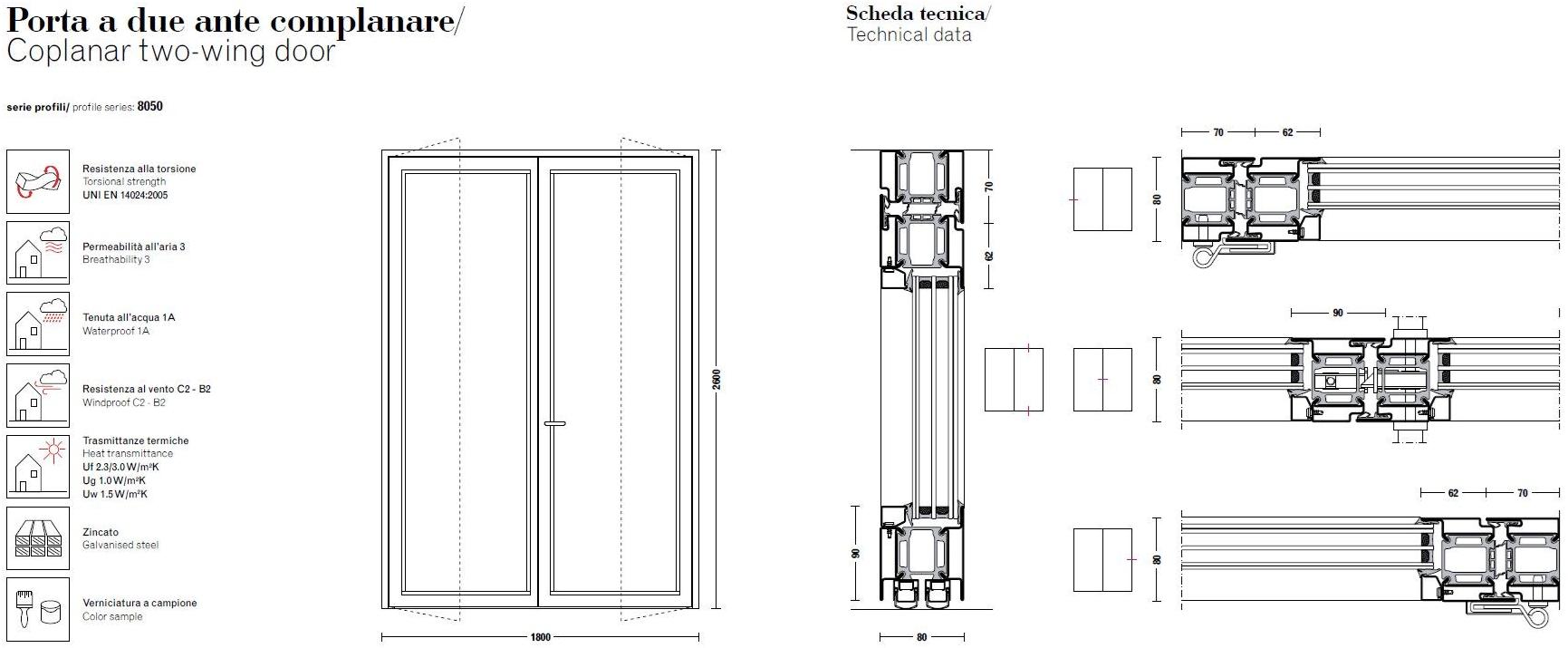 PALLADIO Распашное окно из стали sun-id-1448354 - Вид №18