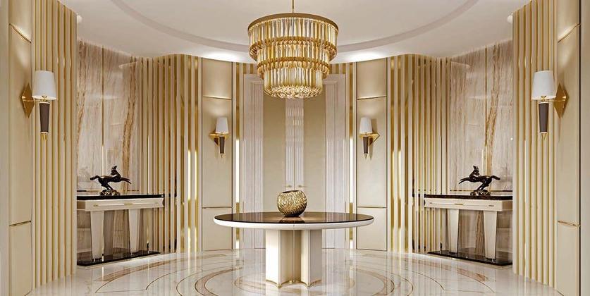 Turri Круглый мраморный стол с ленивой сьюзан по контракту Noir sun-id-1352269 - Вид №1