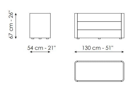 Деревянный комод BONALDO Arragan ARCH-00112402 - Вид №1