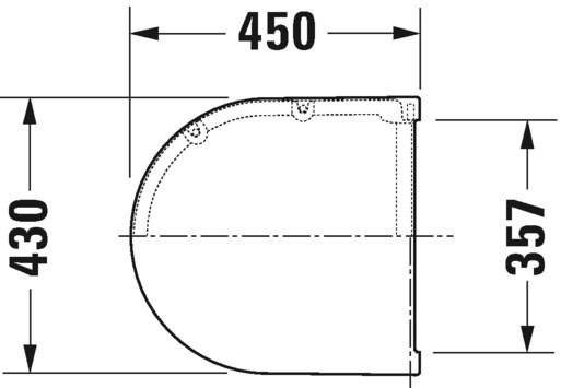 006771 Крышка сиденье для унитаза Duravit Starck 3 - Вид №1