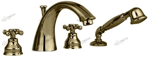 Смеситель MIGLIORE Lady ML.LAD-981.BR для ванны/душа - бронза 