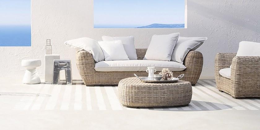 Gervasoni Садовый столик из ротанга Inout sun-id-1482821 - Вид №2