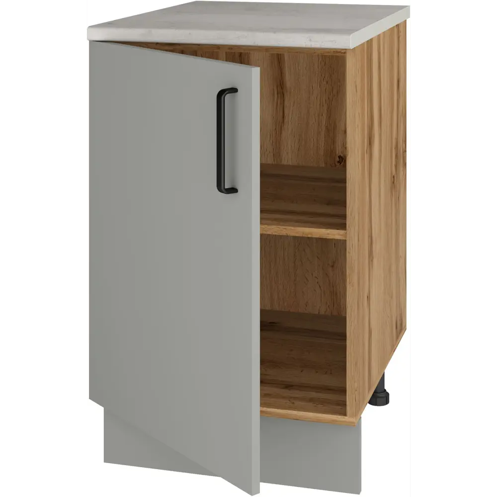 Кухонный шкаф напольный Нарбус 50x85x60 см ЛДСП цвет серый Santreyd STLM-2145976 - Вид №3