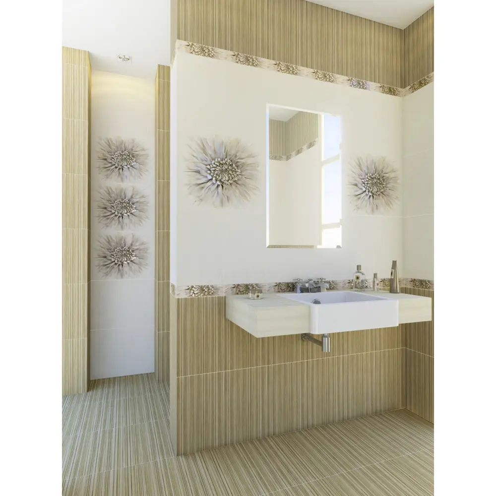 Декор Golden Tile «Зебрано» 25х40 см цвет бежевый 13776035 STLM-2092126  - Вид №4