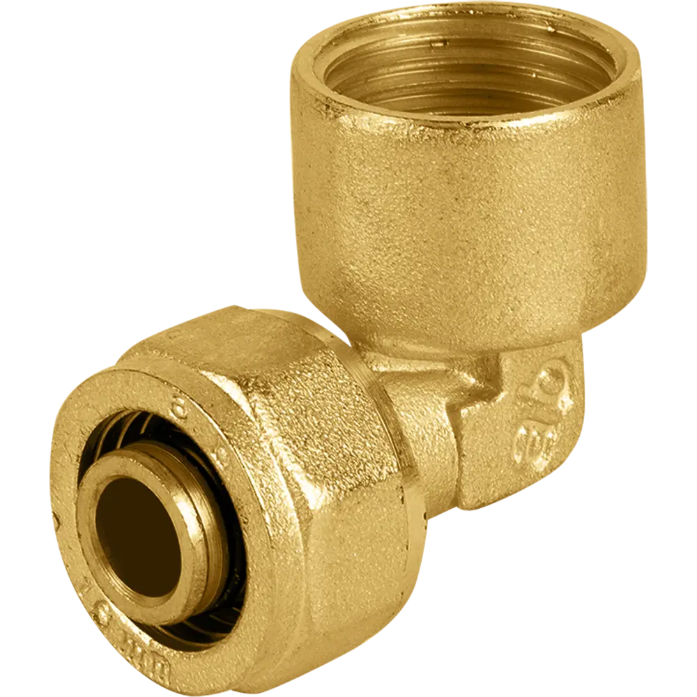 Угловой фитинг AQUABEAM 90° для труб 16 мм с внутренней резьбой 1/2" 82275223 STLM-0023768