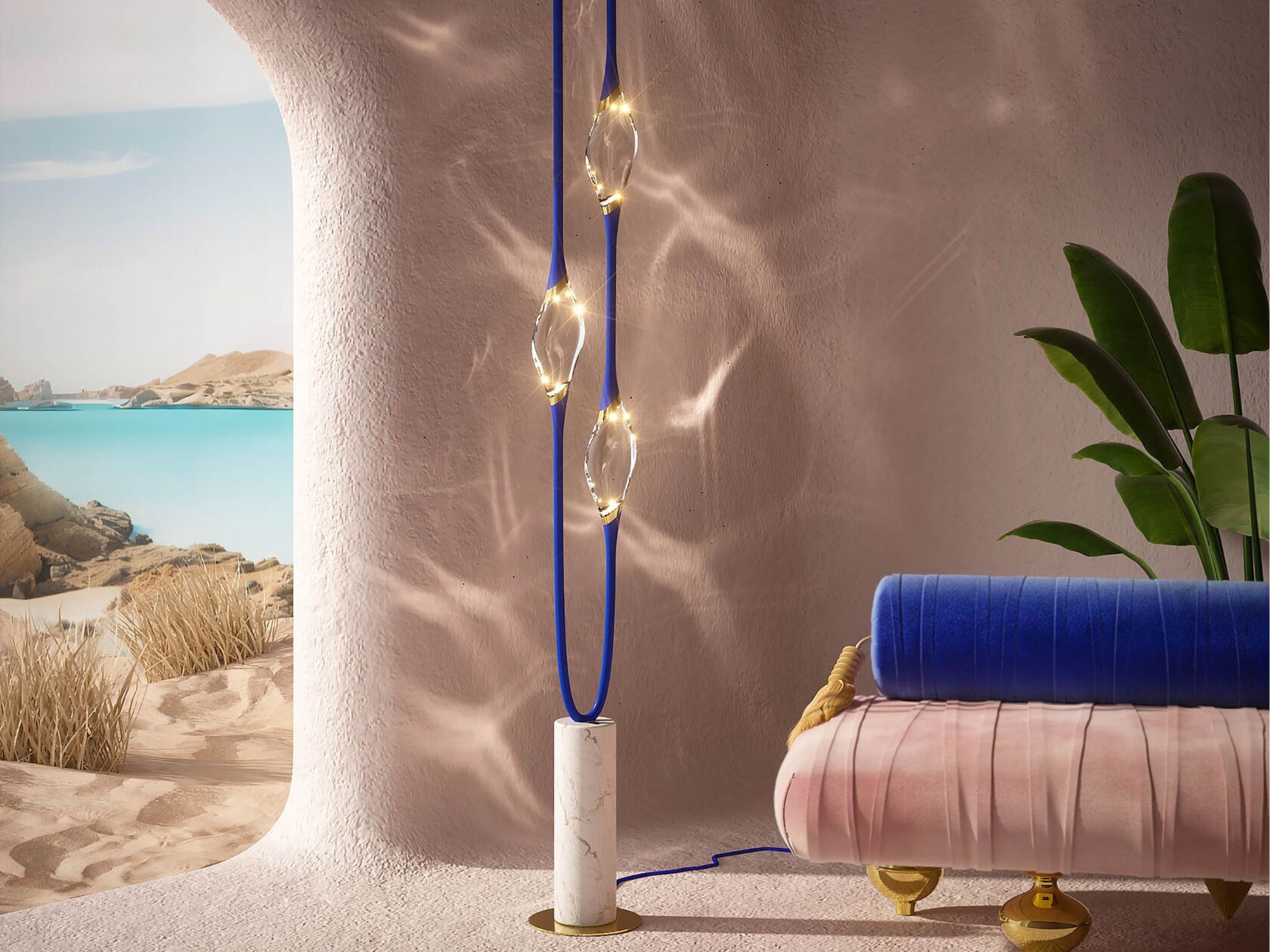 Светодиодный торшер ручной работы Il Pezzo Mancante кусок 12 ARCH-00023376 - Вид №2