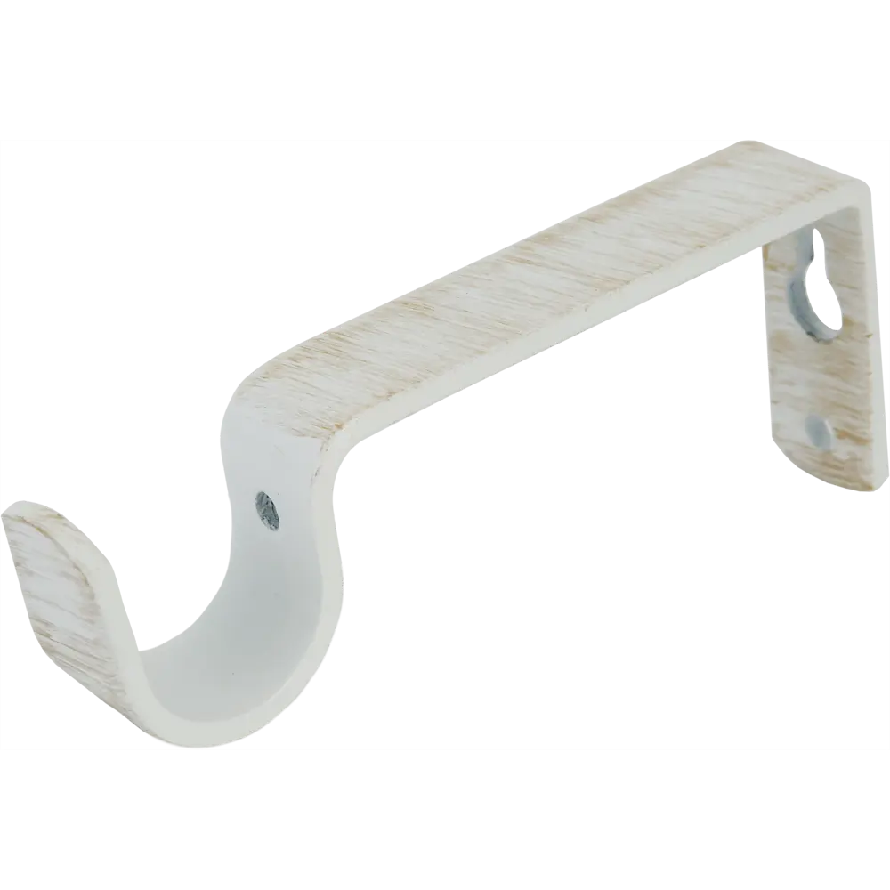 Держатель однорядный простой Orbis, металл, цвет античный белый, 2 см STLM-2208605