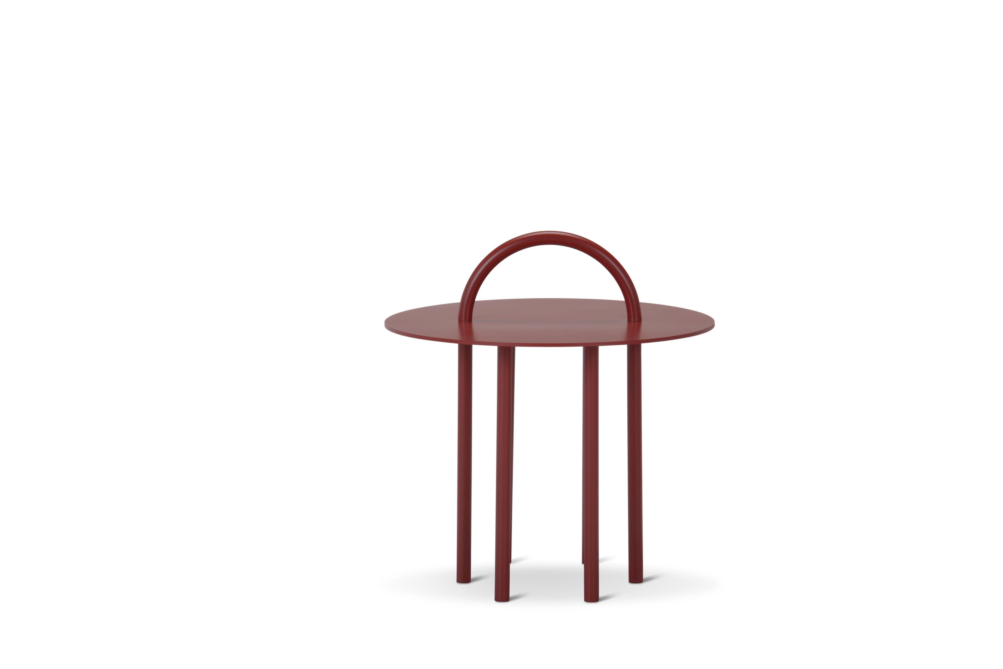 Круглый металлический журнальный столик Adrenalina Obiquo ARCH-00097567 - Вид №1