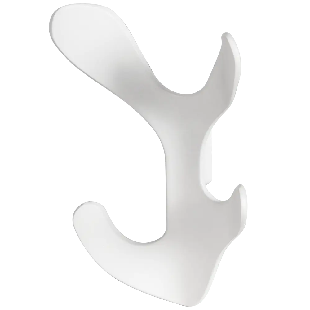 Крючок мебельный Ajax MB-LM/K-005 цвет белый STLM-2058133