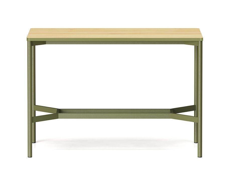 Высокий прямоугольный стол для совещаний из стали и дерева Infiniti Versable ARCH-00058442 - Вид №1