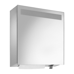 727852 Зеркальный шкаф комбинированный пенопластовое мыло/бумага WP600-5 WAGNER_EWAR