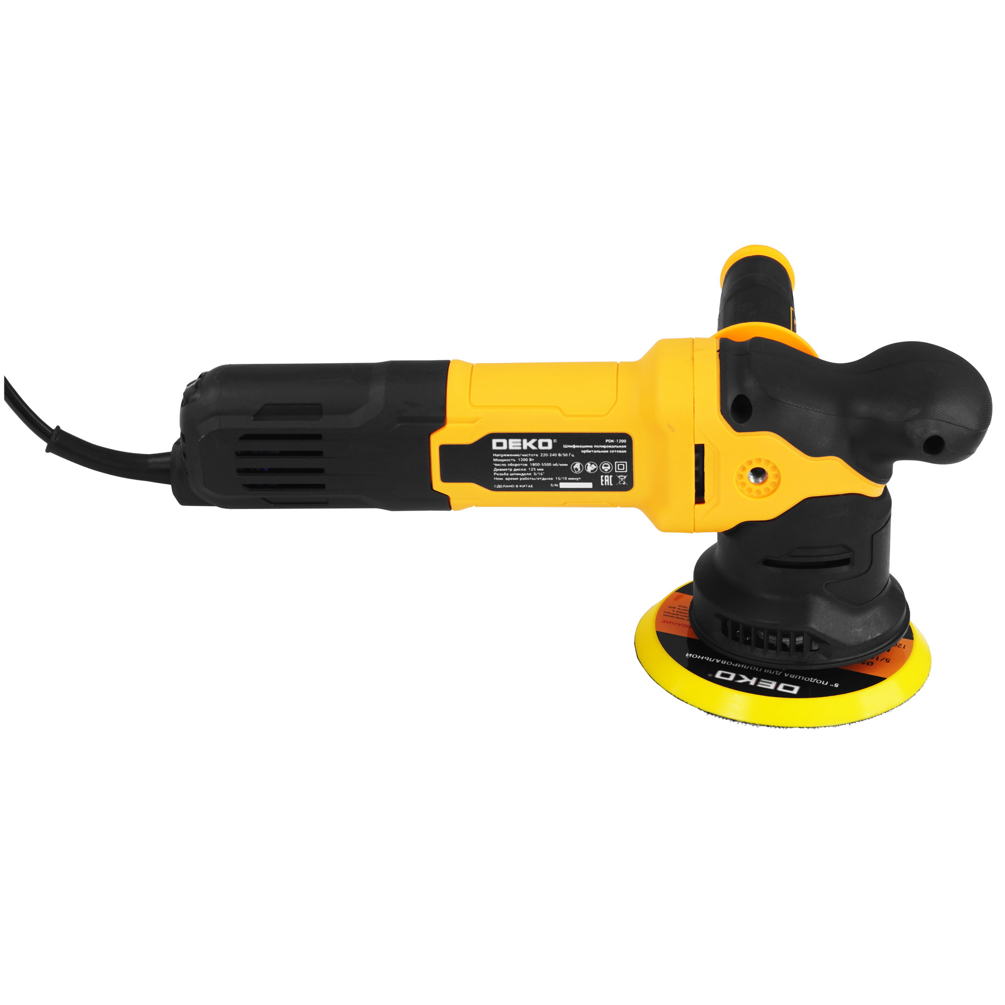 Полировальная машина DEKO PDK-1200 5610749 STDN-0036914 - Вид №3