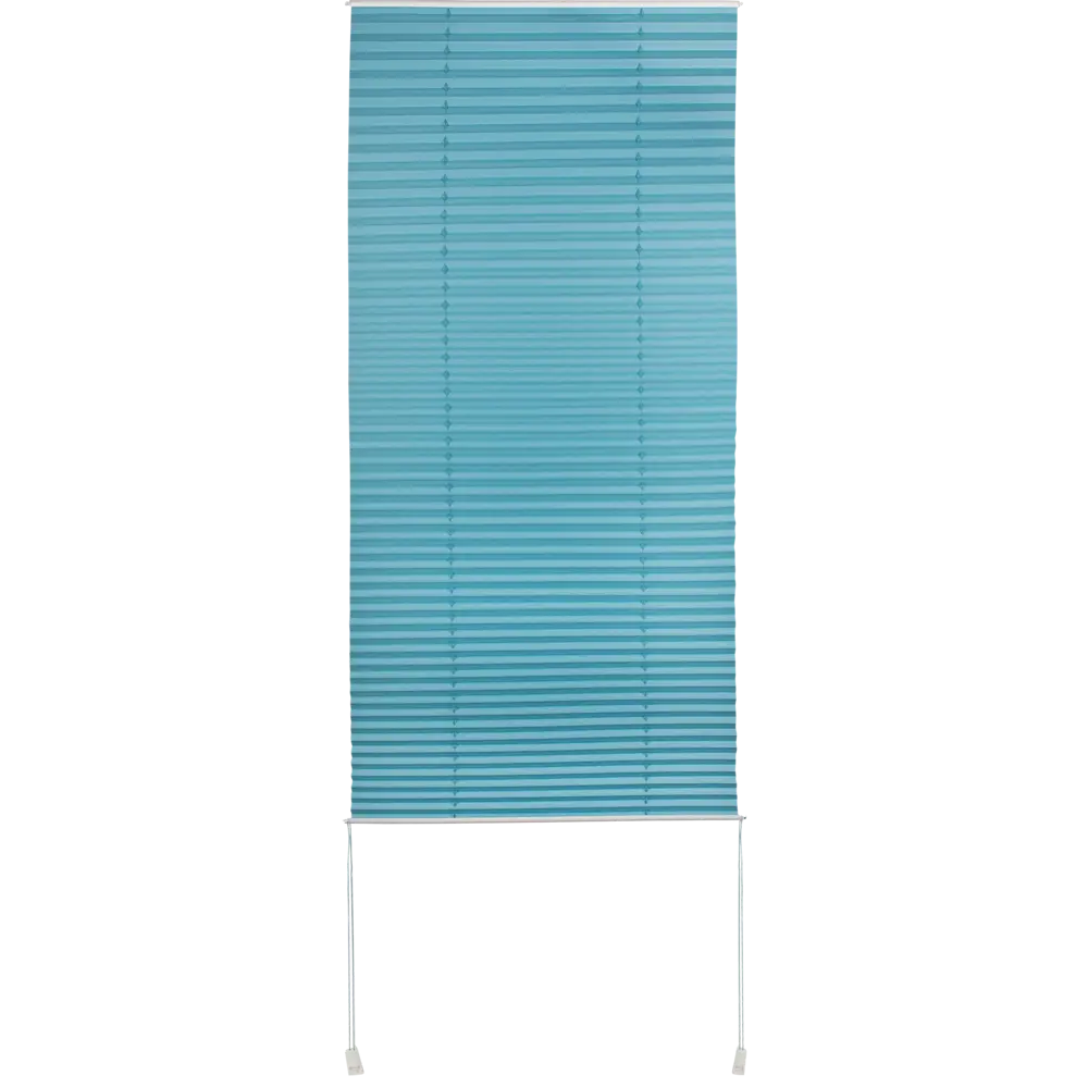 Штора плиссе «Плайн», 60х160 см, текстиль, цвет бирюзовый Santreyd STLM-2037803 - Вид №1