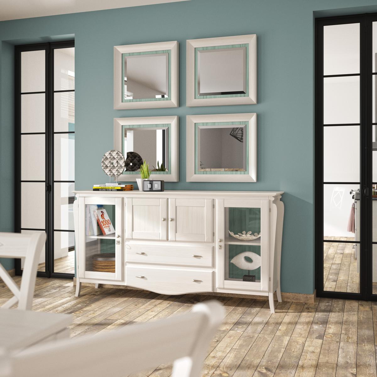 090675 Сервант стеклянные дверцы Grupo Seys Mediterraneo Santreyd