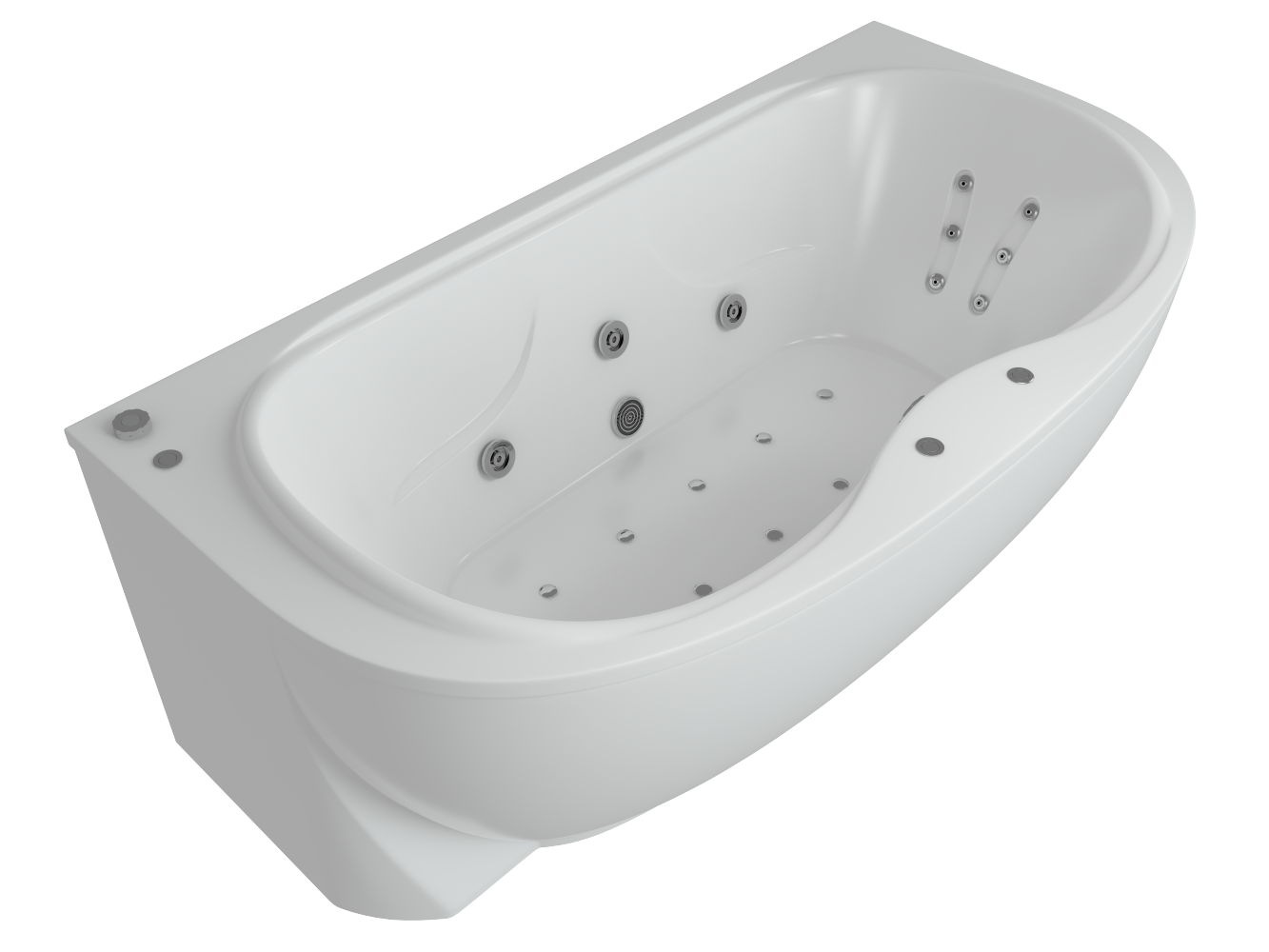 Мелисса 180х95 Акриловая ванна мелисса 180х95 от акватек Акватек Мелисса Santreyd  - Вид №1