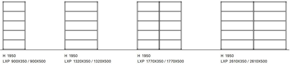 ONDARRETA Модульный двухсторонний открытый книжный шкаф Dry sun-id-1344846 - Вид №21