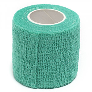 ПР0052034 Бинт ветеринарный самофиксирующийся зеленый 7,5х450см VETЗАБОТА