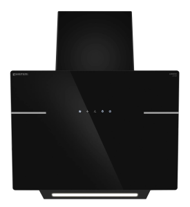 9168701 Вытяжка наклонная Meferi AIRBOX60BK ULTRA черный