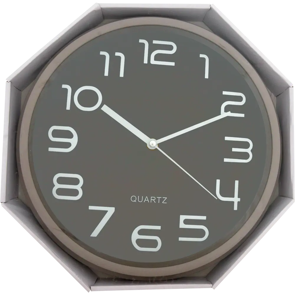 Часы настенные «Лофт» D30.5 см платик  цвет серый Santreyd STLM-2116161 - Вид №3