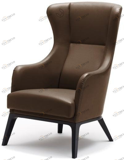 Wiesner-Hager Кресло Wing из кожи с подлокотниками Grace 2122