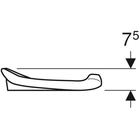 573348000 Сиденье унитаза Geberit Bambini для младенцев и маленьких детей Geberit  - Вид №4