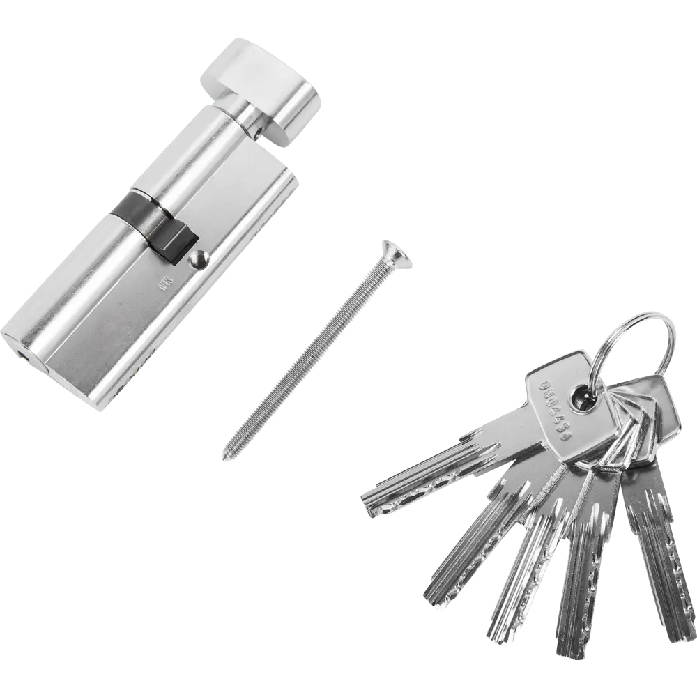 Цилиндр дверной ABUS KD6N с защитой от взлома, никель 45x35 мм 82441714 STLM-1395081 - Вид №1