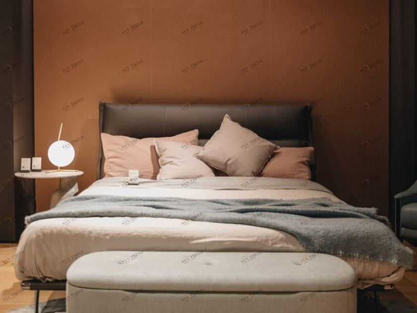 santreyd.com Двуспальная кровать в коже  5615271 