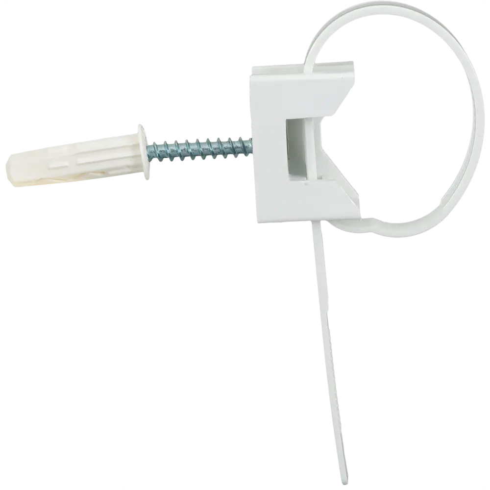 Хомут для труб и кабелей 16-32 мм цвет белый, 10 шт ЕВРОПАРТНЕР STLM-2196697 - Вид №1