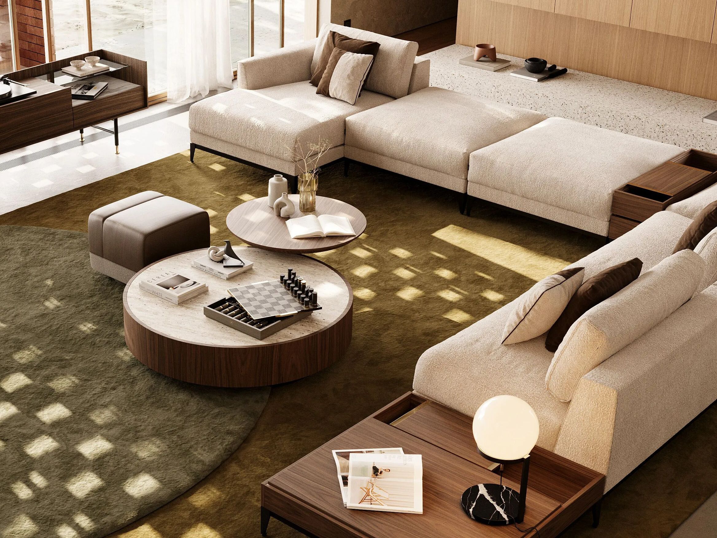 Квадратный пуф Laskasas Essence ARCH-00138709 - Вид №5