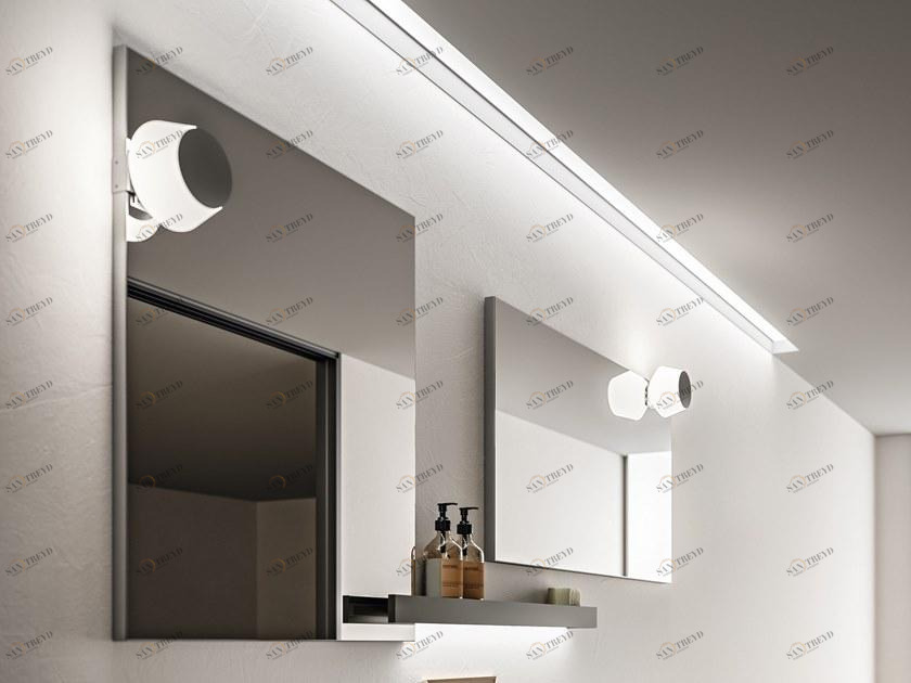 Cerasa Зеркальный светильник из стали и стекла sun-id-1488226